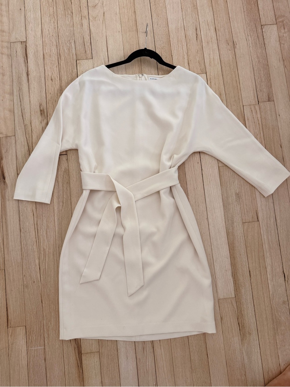 Club Monaco Ivory Tie-Waist Dress | Size 4 | Never Worn